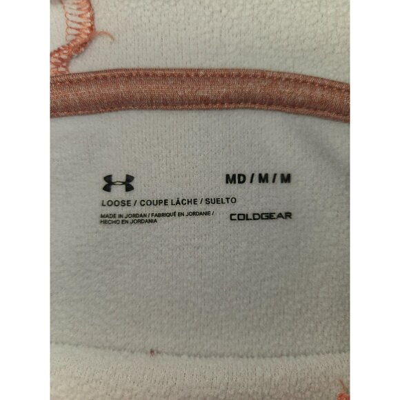 Under Armour ColdGear Loose Fit Hoodie Medium Rose Pink - Picture 5 of 7